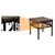Onlineshoppee Wooden & Iron Stool/Table Size(LxBxH-13.5x13.5x13.5) Inch