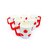 Buyer's Beach Cool Football-Shape Cup (Red) Set Of-6