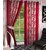 Iliv Pink Kolaveri Polyester Door Eyelet Curtain 7 Feet Set Of 2