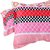Story@Home 120 TC 100% Cotton Pink Double Bedsheet With 2 Pillow Cover(CN1259)