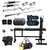 Total Gym 45 Kg Home Gym, 2 Dumbbell Rods, 2 Rods(1 Curl), 3 In 1 (I/D/F) Bench And Gym Bag (chobagI-D-F14)