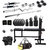 Total Gym 25 Kg Home Gym Set With 2 Dumbbell Rods, 2 Rods, 3 In 1 Bench And Gym Bag (vadobagI-D-F5)