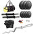 Total Gym 20 Kg Home Gym, 3Ft Curl Rod, 2X14Inch Dumbell Rods With Grip, Gym Bag (VADApurse1gw6)