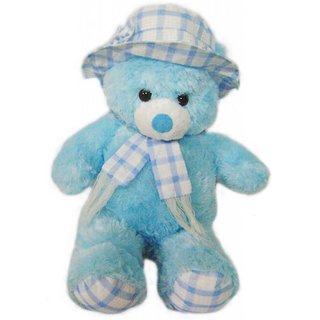 Buy PARK OLD CAP BLUE TEDDY BEAR 20 INCHES HEIGHT Online @ ₹499 from ...