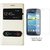 Flip Cover Case For Samsung Galaxy Star Pro Gt 7262 White Pu Leather Caller Id With Free Tempered Glass Screen Protector