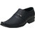 00RA Black With Fine Lining Design Slip on Formal Shoes For Men