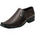 00RA Brown Stylish With Fine Lining Design Slip on Formal Shoes For Men