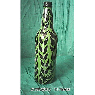 hand painted bottle