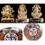 COMBO of Gold plated Idols + Pooja Thali