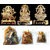 COMBO of Gold Plated Idols + set of 6 gifts bag