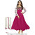 Ecoco Fashions VioletRed  Anarkali suit