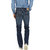  Casual Plain Blue Cotton Elastane Slim Jeans  (14BJN30225)