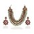 Kriaa Vivaah Exclusive Floral Design 4 Line Rani Haar Kundan Necklace Set