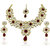 Kriaa Vivaah Exclusive Red Kundan Festive Necklace Set