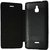 TBZ Flip Cover Case for InFocus M2 with Screen Guard and Data Cable -Black