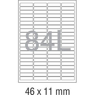 Buy NovaJet Multipurpose Label 84L - 46 x 11 WR - A4 Size Sticker ...