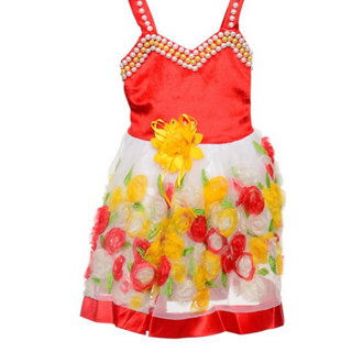 Buy Wish Karo Baby Girls Velvet And Net Pearl Work Party Dress