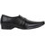 Blanchi- Men's black chain strap formal shoes