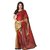 florence clothing company Multicolor Satin Printed Saree With Blouse