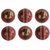 AS - Leather Ball Crown (Set of 06)