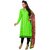 Florence Green Cotton Plain Salwar Suit Dress Material (Unstitched)