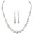 Pearlz Ocean Single Strand Shell Pearl Necklace Set
