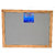 Roger  Moris Wooden Framed Combination Board (White  Pin Board)  2 Feet x 1 Foot