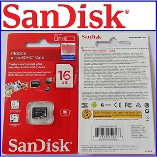 Sandisk Micro SD 16 GB Card In India - Shopclues Online
