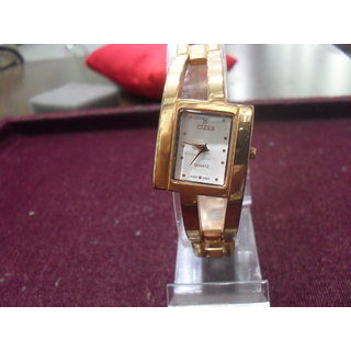 Buy Cizer Golden Color Watch For Womens Online @ ₹1500 from ShopClues