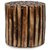 Wooden Round Shape Stool/Chair/Table Made From Natural Wood Blocks 10 Inch