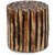Wooden Round Shape Stool/Chair/Table Made From Natural Wood Blocks 10 Inch
