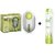 Combo of Godrej Car Ac Vent Perfume (Green) +Godrej Car,Home Air Spray (Green)