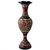 Brass Vase With Arabesque Floral Designs 12 Inch