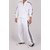 NAVEX Man's White Polyster Training Tracksuits-S