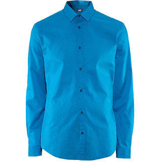 Buy Sky Blue Casual Shirt For Men Online @ ₹599 from ShopClues
