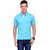 Scott International  Polo T-Shirt for Men (Electric Blue)