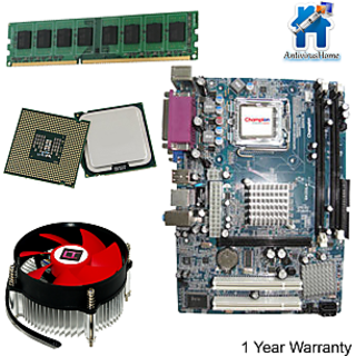                       Intel Core 2 Duo 2.4GHZ+ G41 Motherboard+ Ram DDR3 2GB (1year warranty)                                              