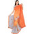 Fancy Designer Patali Pallu Orange and Grey -23