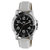 Always & Forever Round Dial White Leather Strap Men Quartz Watch for Men-AFM0280004