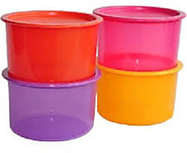 Tupperware One Touch Plastic Canister, 950ml 