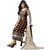 Shopping Queen Brown Party Wear Designer Semi-Stitched Salwar Suit