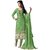 Shopping Queen Elegant Green Party Wear Designer Semi-Stitched Salwar Suit