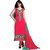 Shopping Queen Pink Chanderi Semi-Stitched Salwar Suit