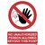 SignageShop  High quality Vinyl No unauthorised person allowed beyond this point Sign (Pack of 5 Nos)