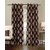 Jds005 Brown Designer Polyester Curtain Set Of 2
