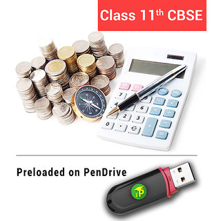 Class 11 (Commerce) CBSE Premium Pack On Pen Drive