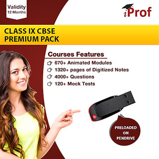 Class 9th CBSE Premium Pack On Pen Drive