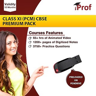 Class 11 (PCM) CBSE Premium Pack On Pen Drive