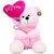 Tickles Pink I Love You Balloon Heart Teddy Stuffed Soft Plush Toy Teddy Bear 18 cm T591
