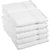 Luvish White Face Towel - Set Of 10